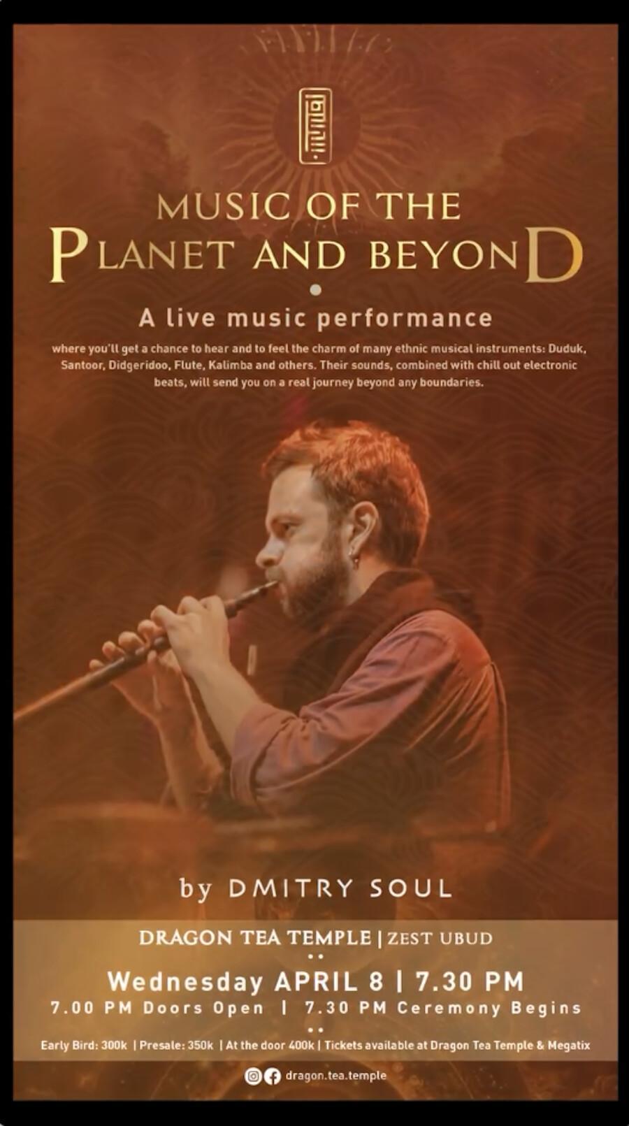 Music of the Planet and Beyond at Dragon Tea Temple