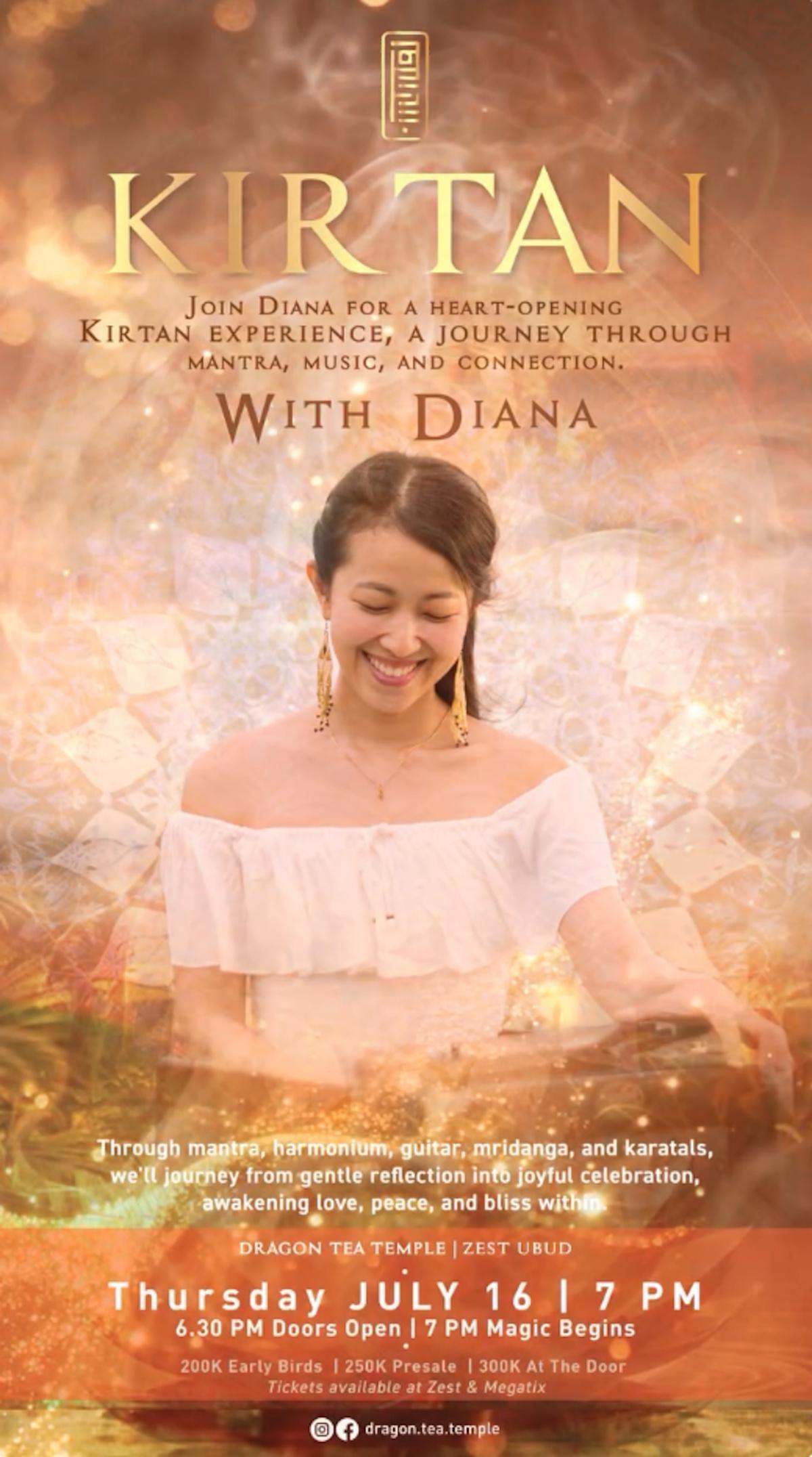 Kirtan with Diana at Dragon Tea Temple