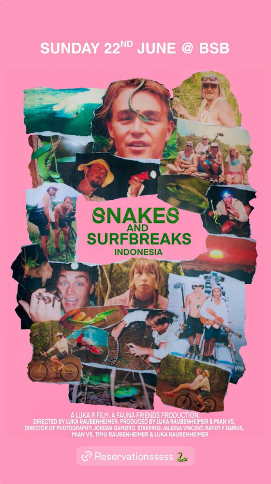 Fauna Friends - Snakes & Surfbreaks at Black Sand Brewery 