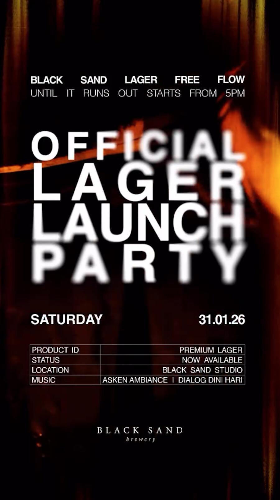 Official Lager Launch Party at Black Sand Brewery Official Lager Launch Party at Black Sand Brewery