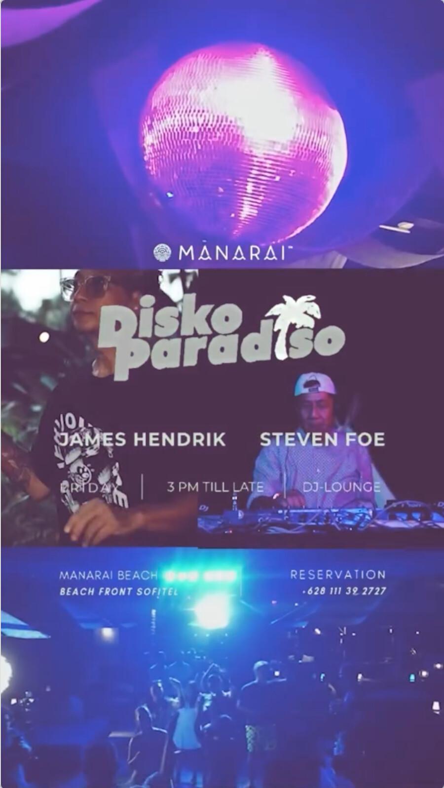 Disko Paradiso at Manarai Beach House
