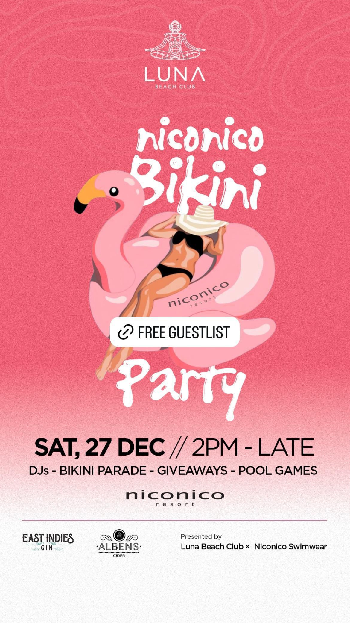 Niconico Bikini Party at Luna Beach Club