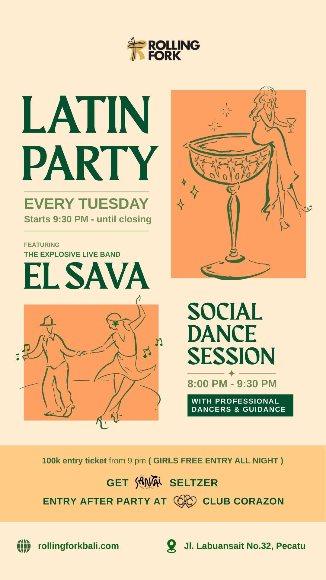Latin Party at Rolling Fork Bali