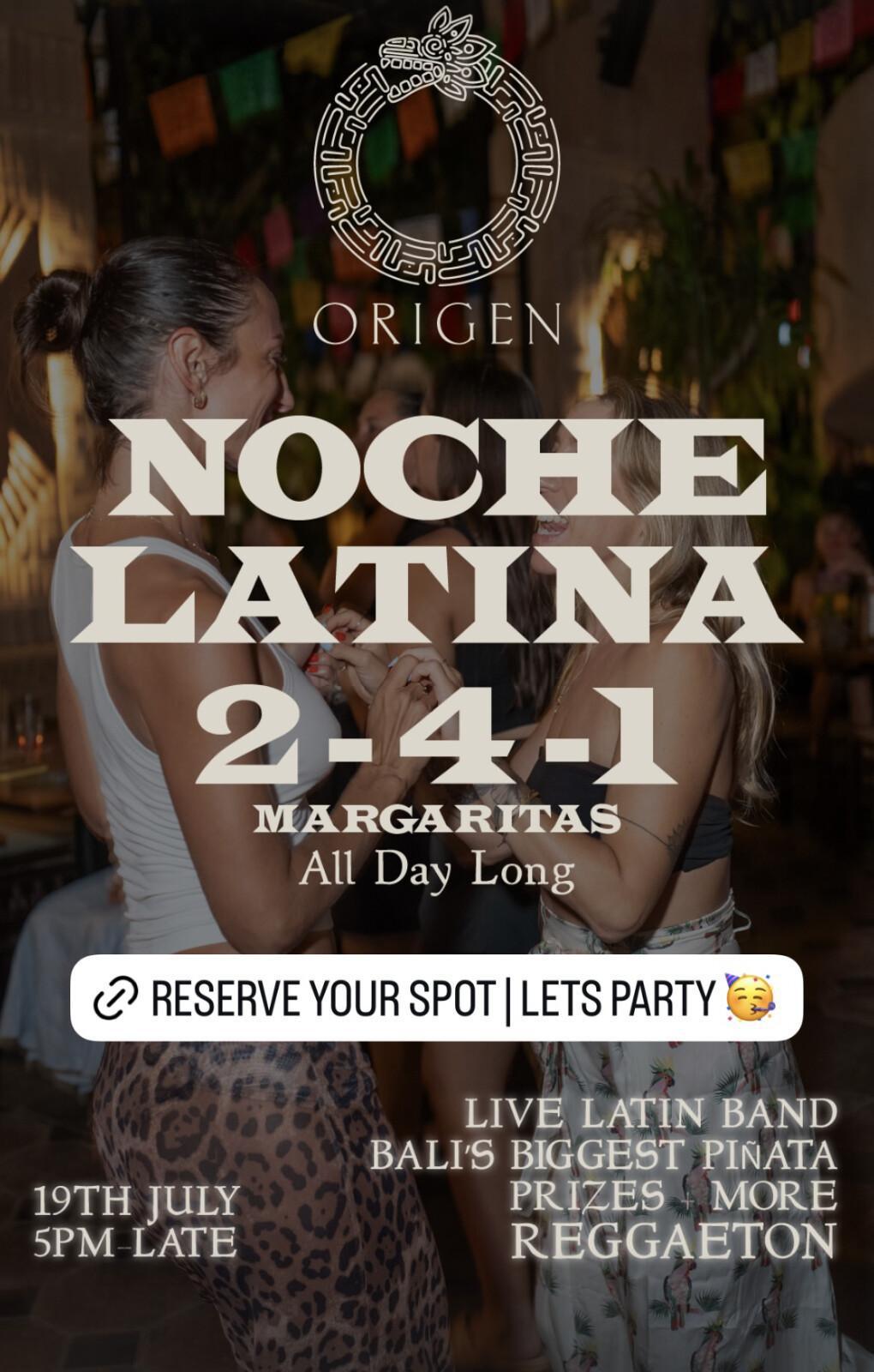 Noche Latina at Origen