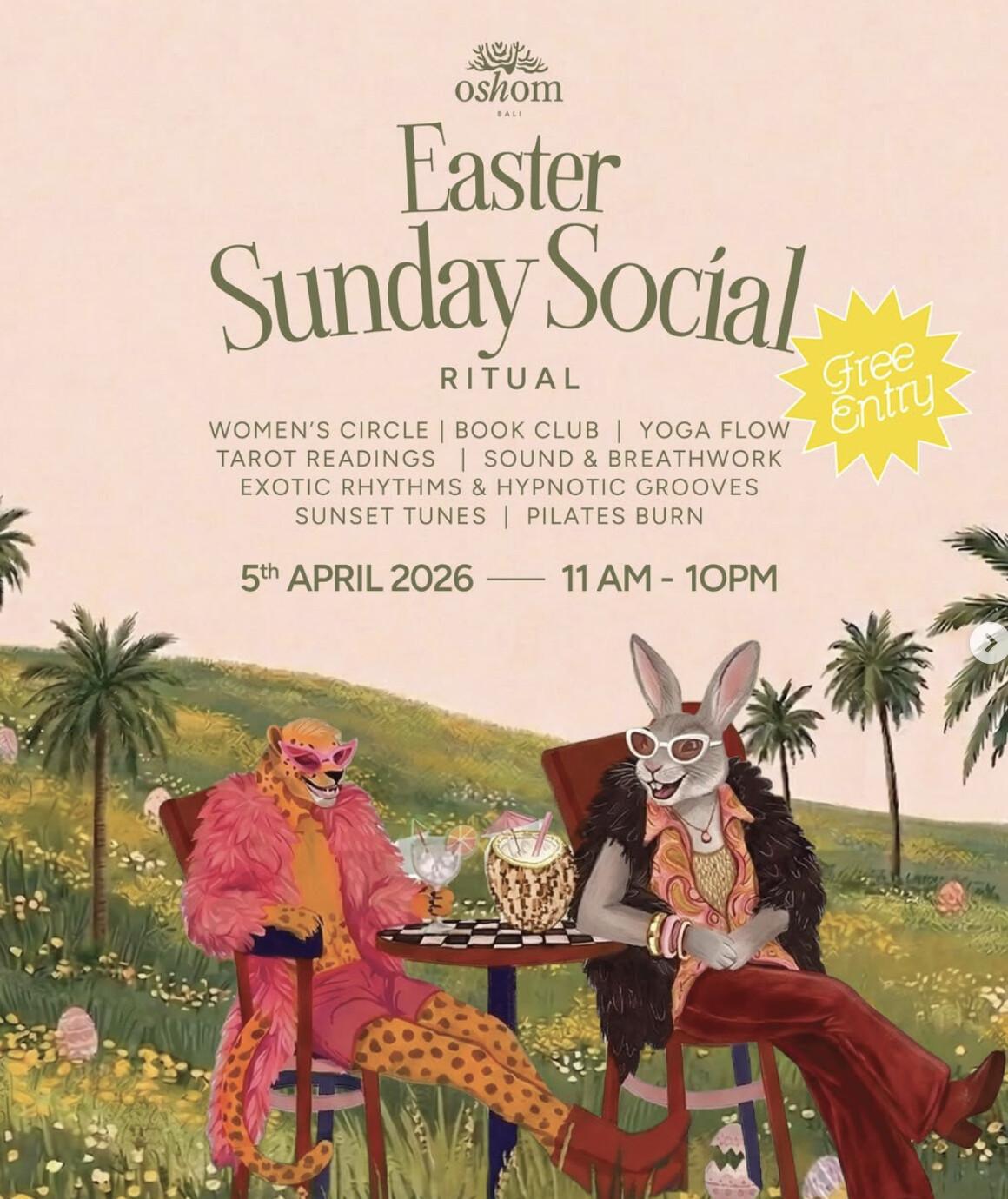 Easter Sunday wellness event at Oshom Bali