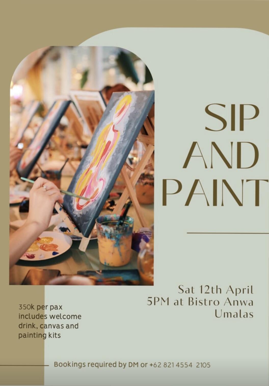 Sip & Paint at Bistro Anwa