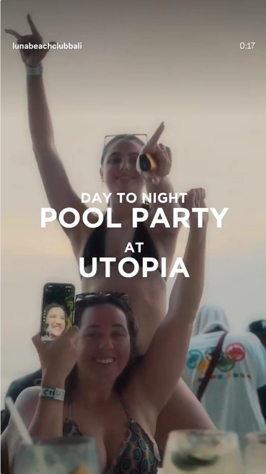 Pool Party at Luna Beach Club