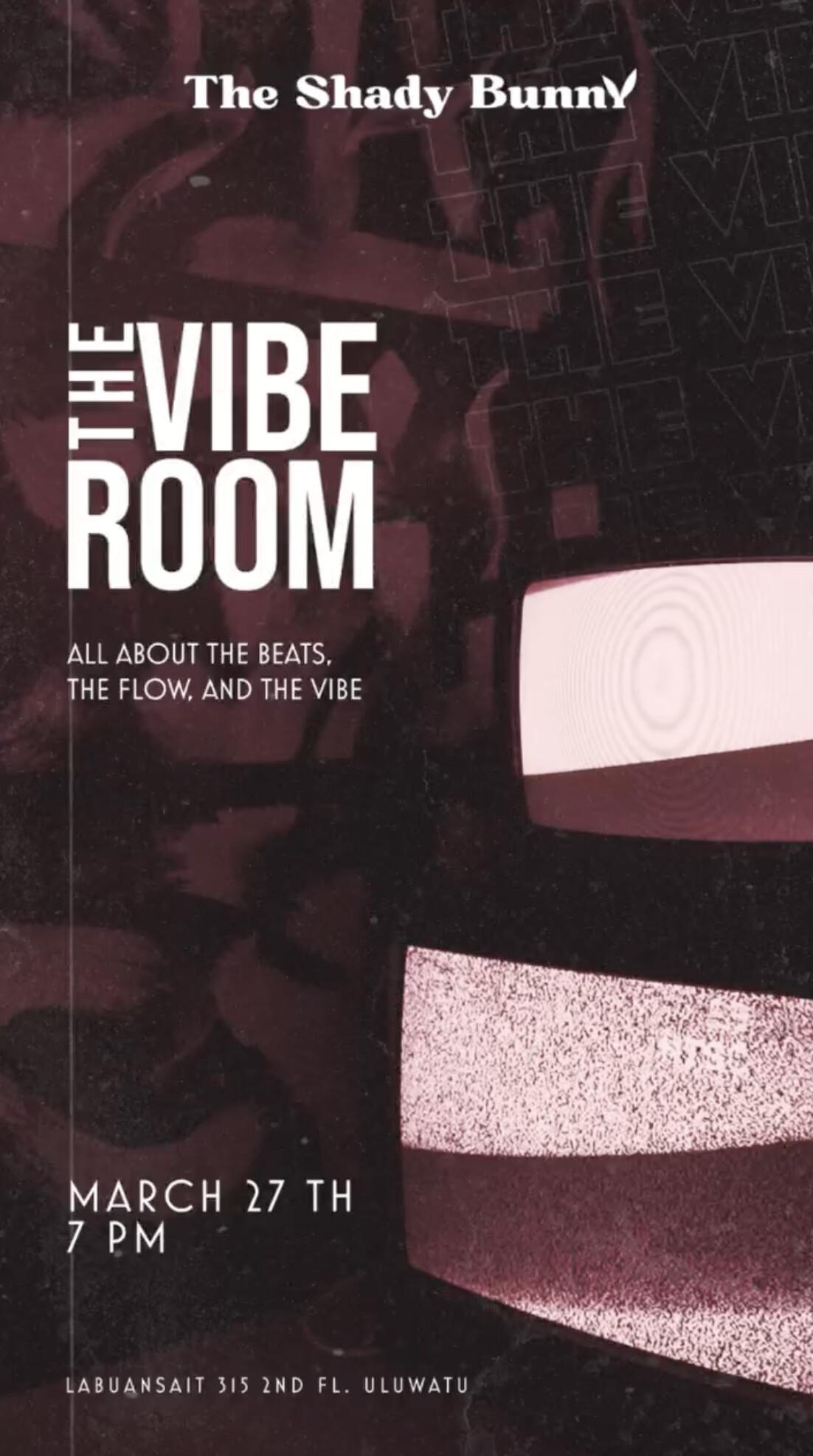 The vibe room at The Shady Bunny