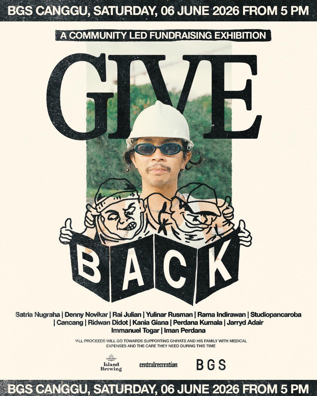 GIVE BACK at BGS Bali Canggu GIVE BACK at BGS Bali Canggu