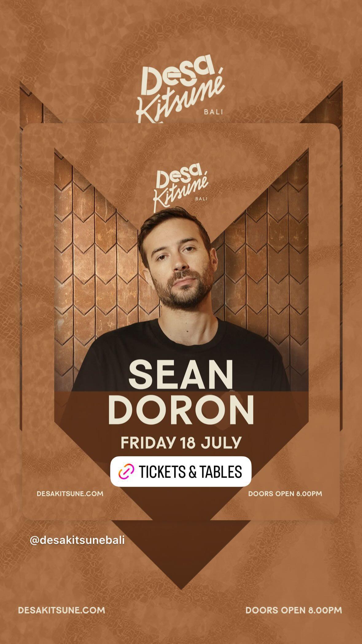 Sean Doron at Desa Kitsune Bali