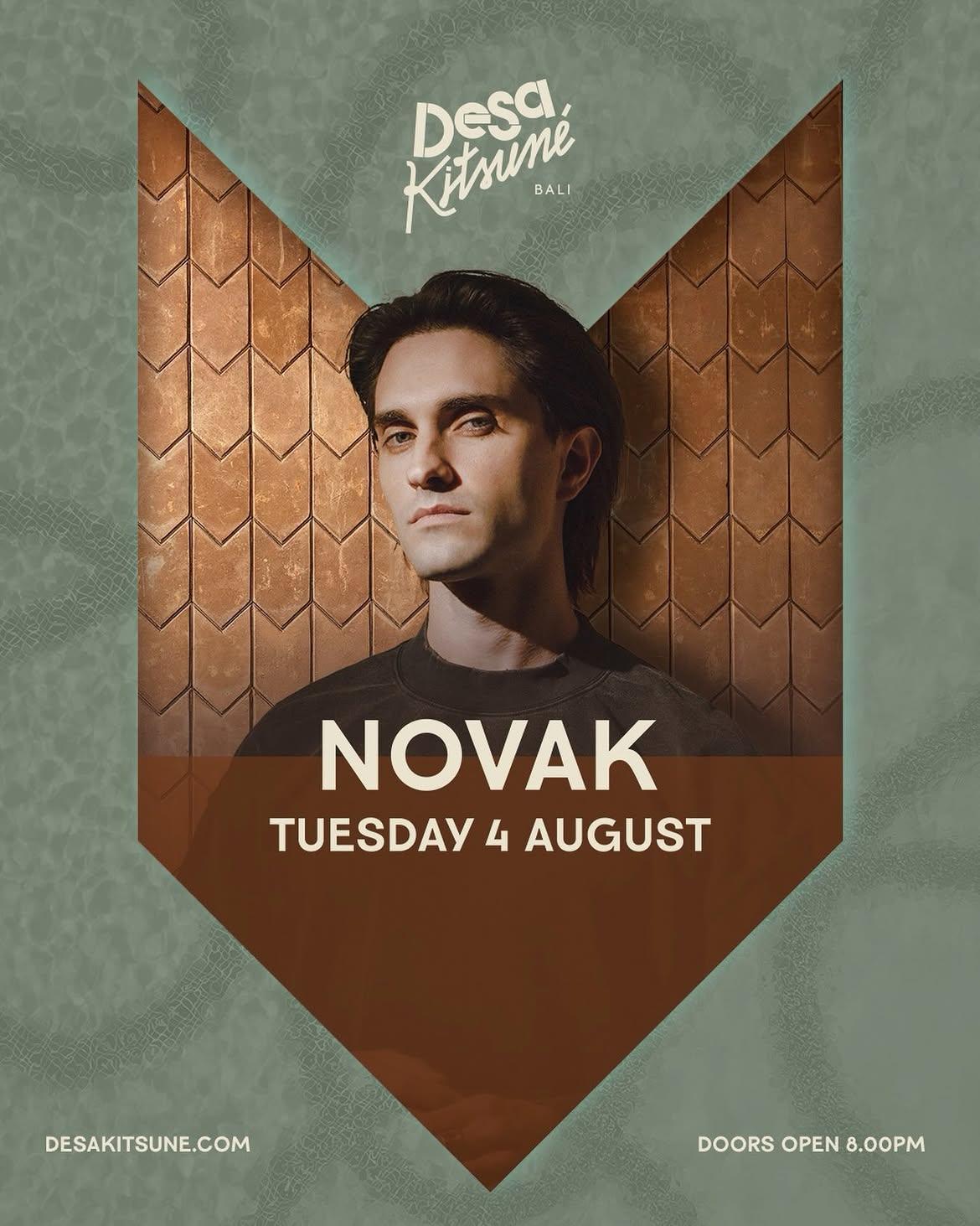 DJ Novak at Desa Kitsune Bali DJ Novak at Desa Kitsune Bali