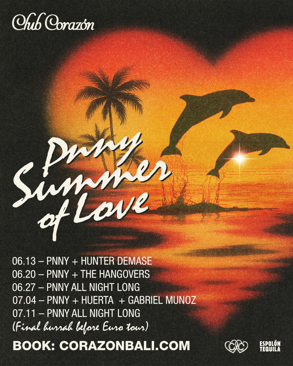 PNNY Summer Of Love at Club Corazon Bali