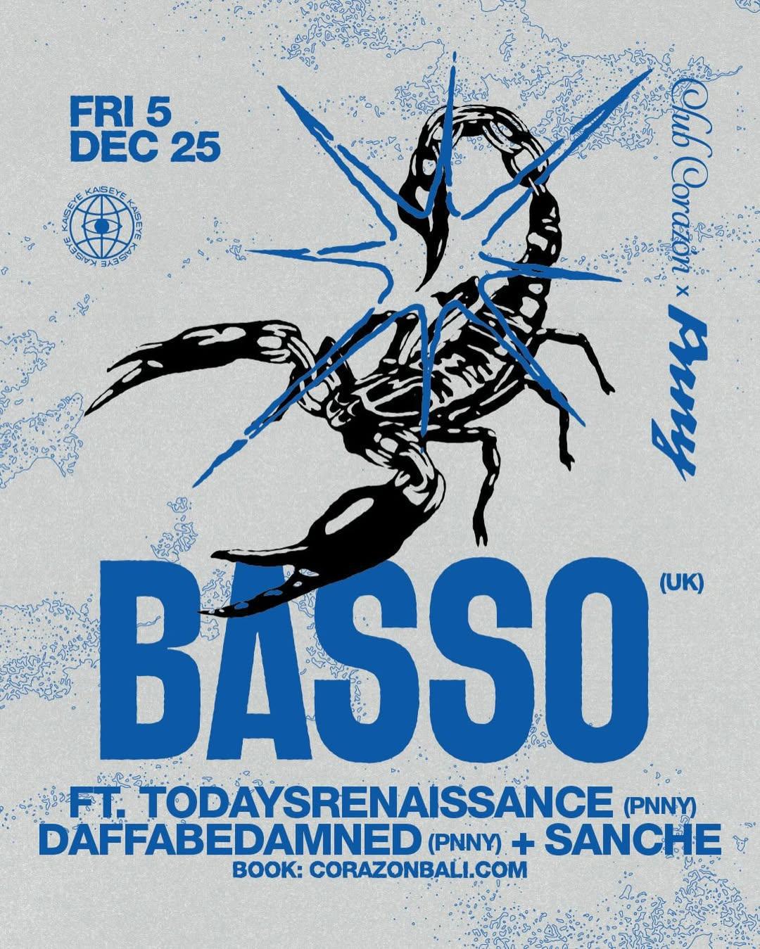 BASSO at Club Corazon Bali
