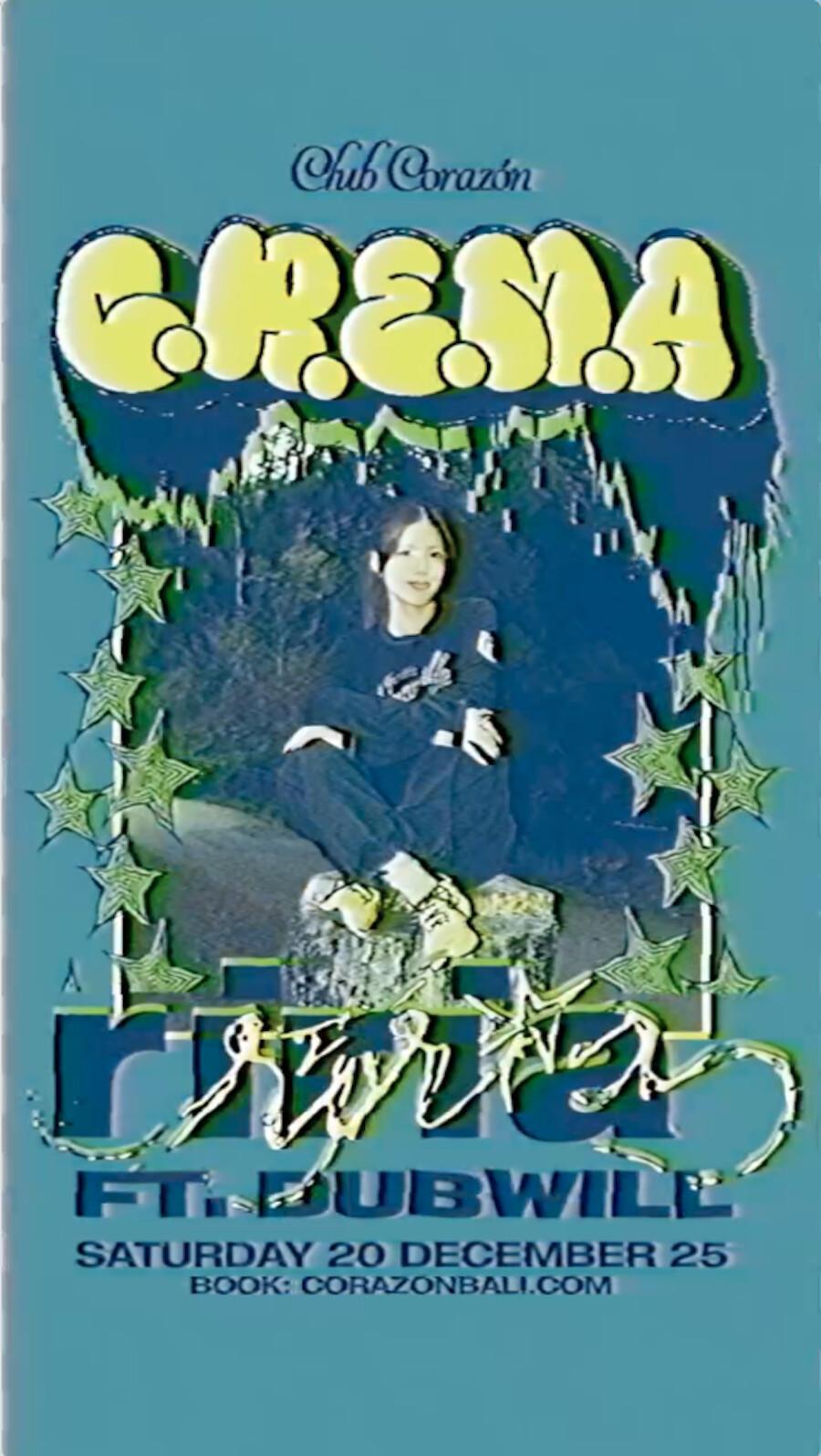 C.R.E.M.A at Club Corazon Bali C.R.E.M.A at Club Corazon Bali