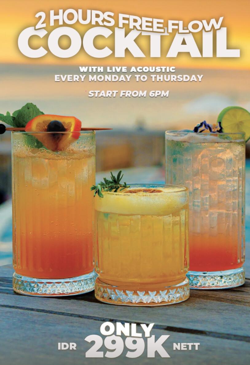 Free Flow Cocktail at Canna Bali