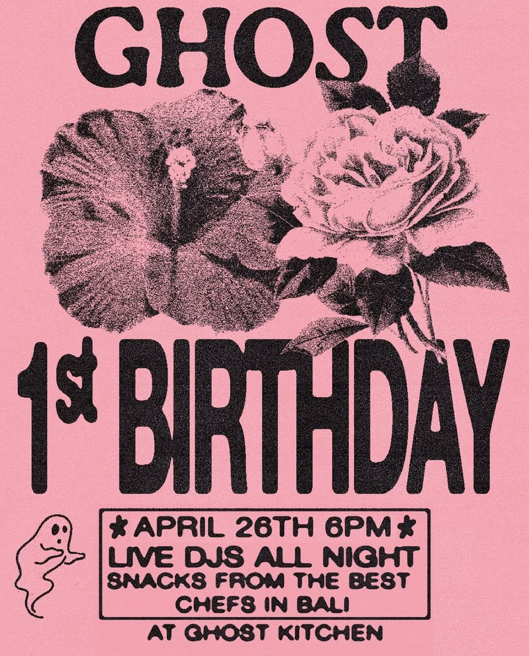 Ghost 1st Birthday at Ghost Bali