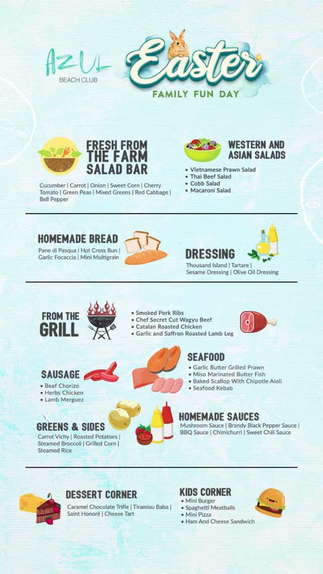 Easter at Azul Beach Club