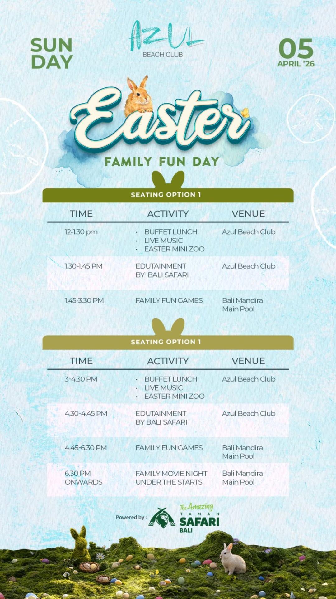 Easter at Azul Beach Club