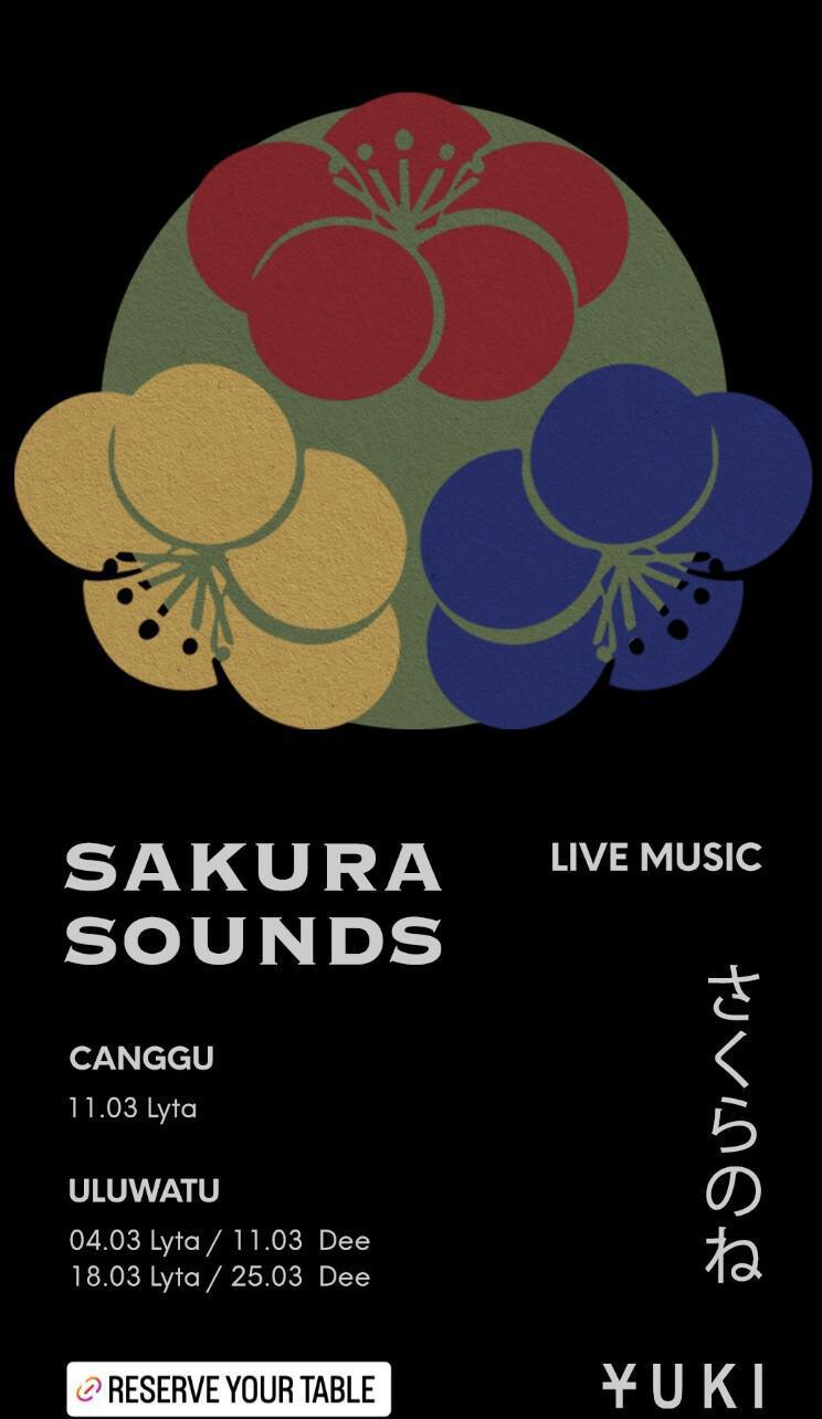 Sakura Sounds at YUKI ULUWATU