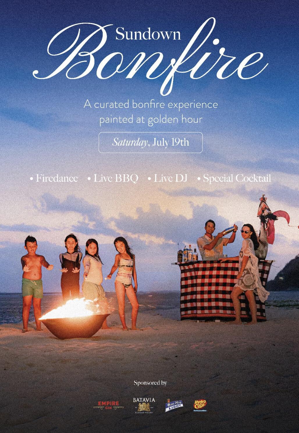 Sundown Bonfire at Canna Bali