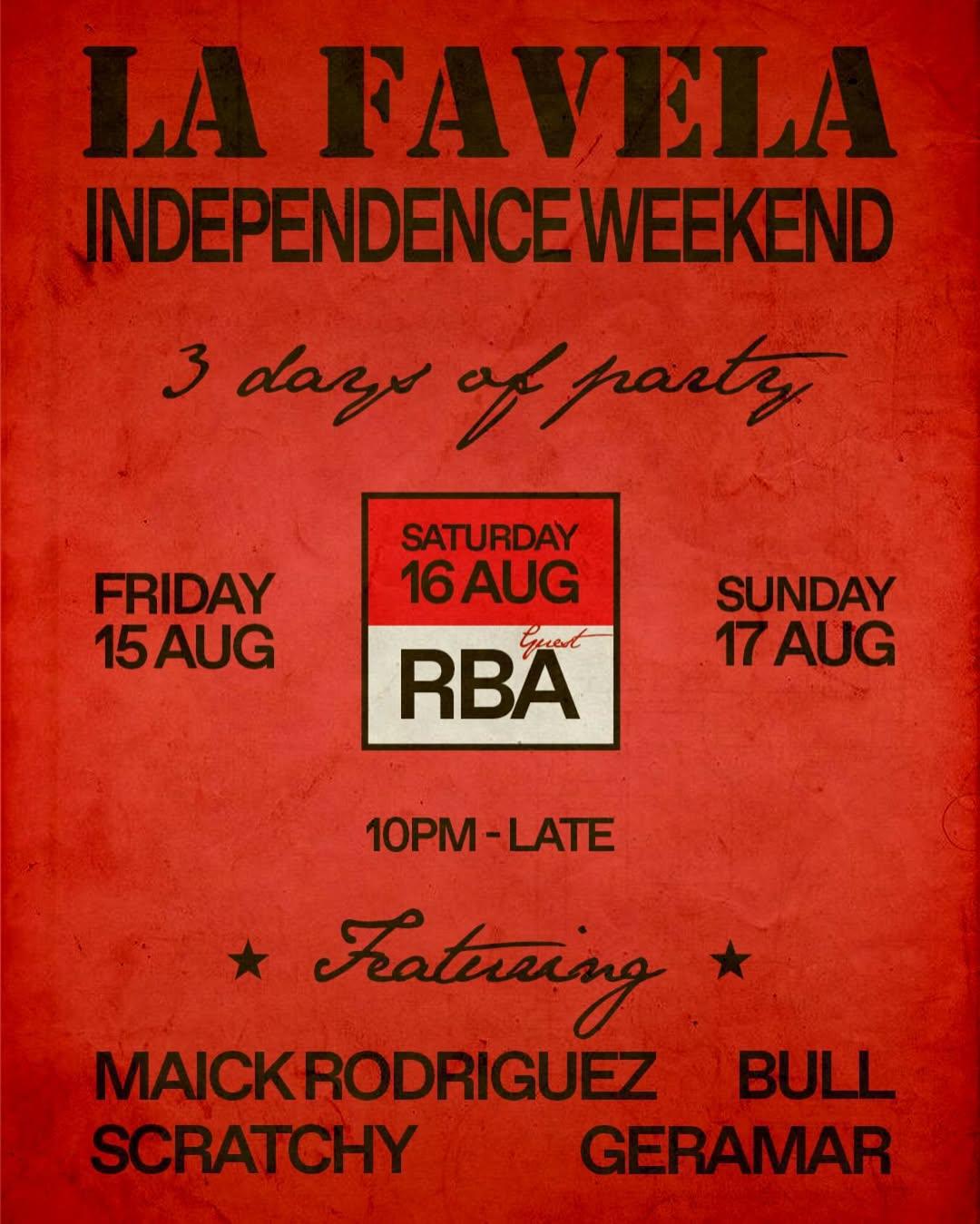 Independence Weekend at La Favela Bali 