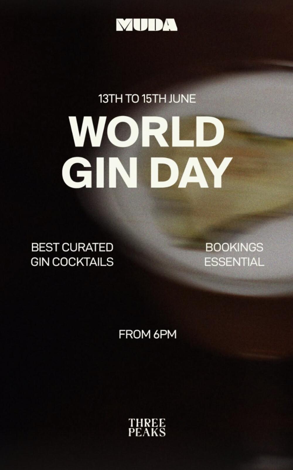 World Gin Day at Muda by Suka