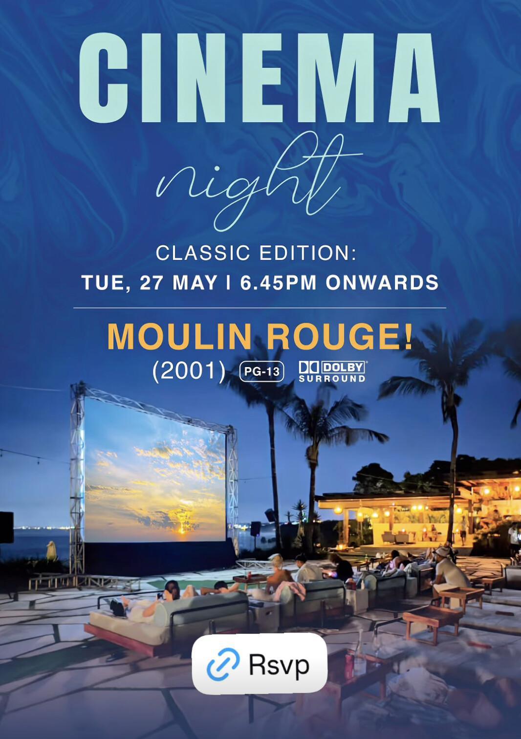 Cinema night at UluCliffhouse