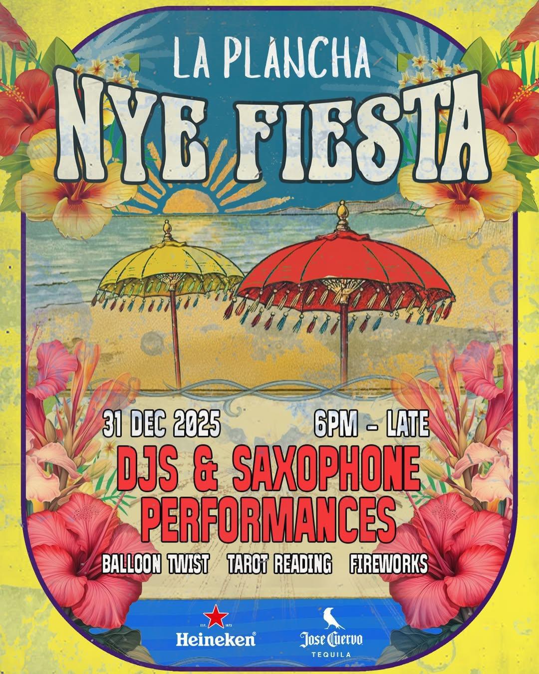 NYE at La Plancha Bali