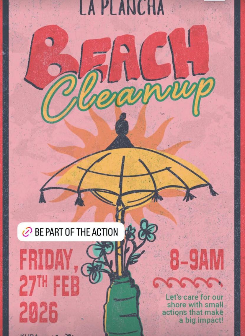 Beach Cleanup at La Plancha Bali