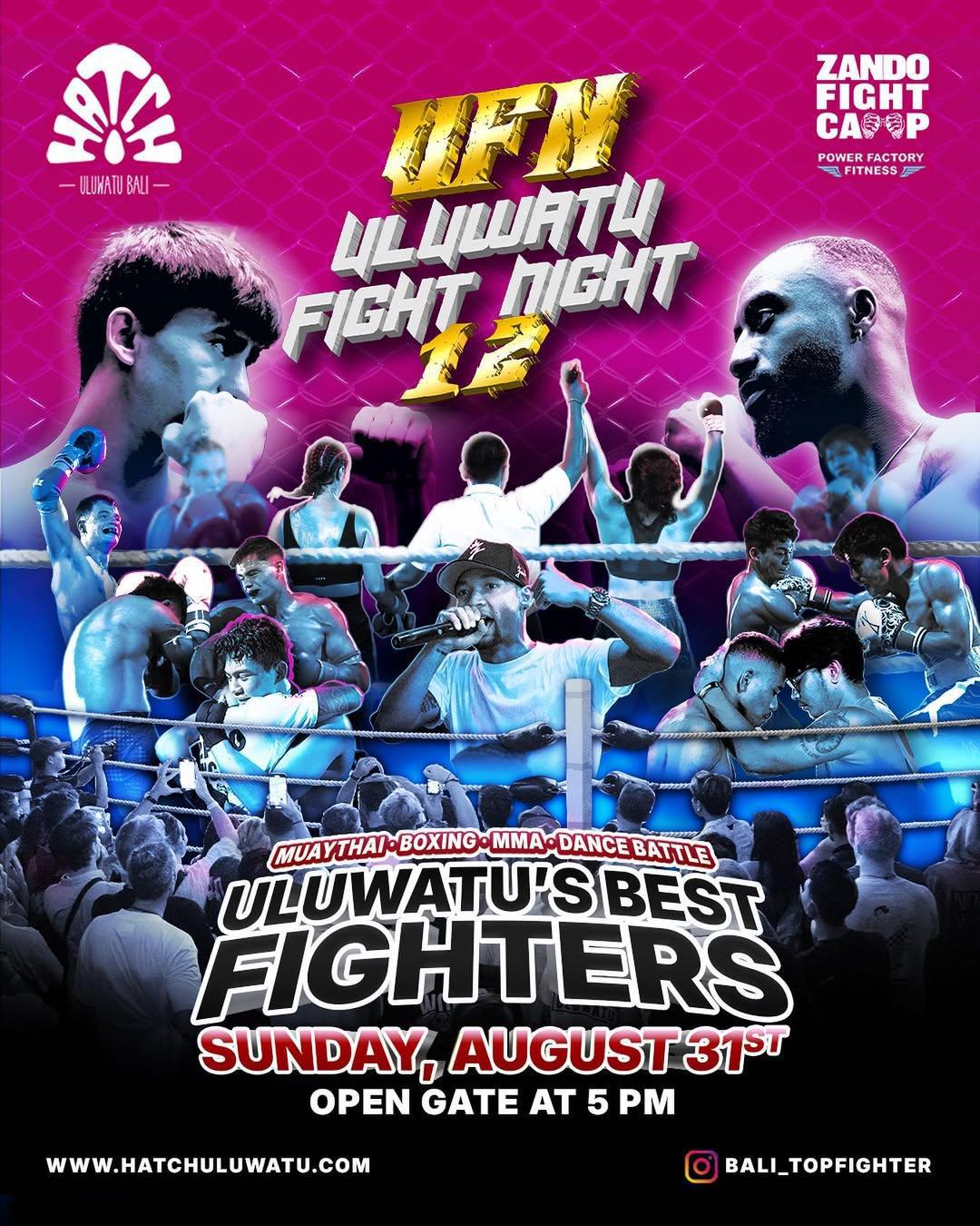 Fight night at Hatch Uluwatu