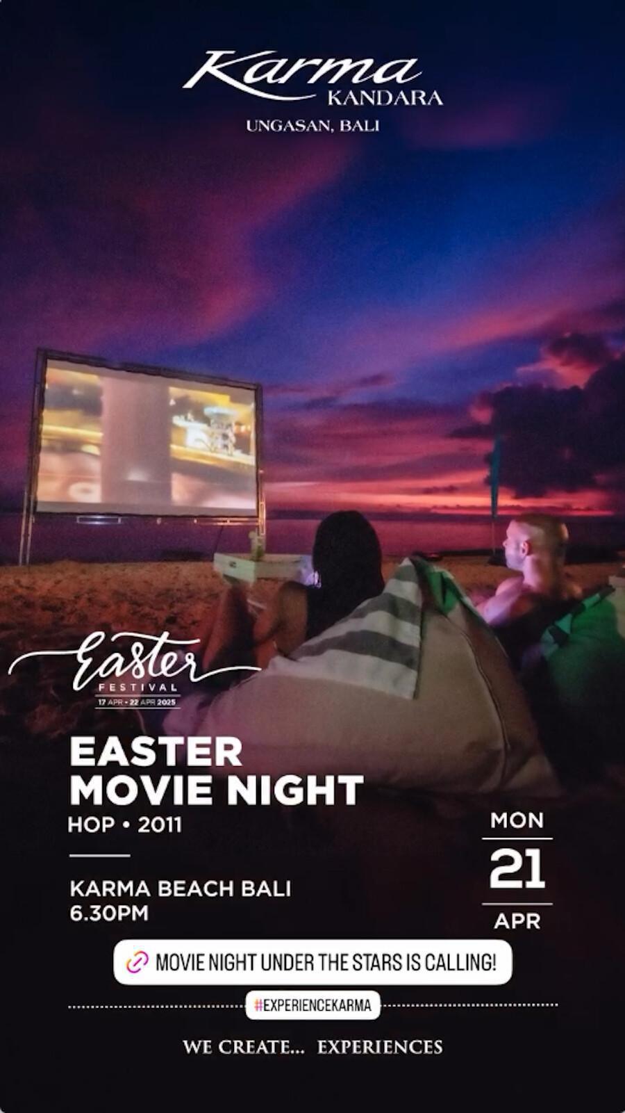 Easter Movie Night at Karma Beach Club