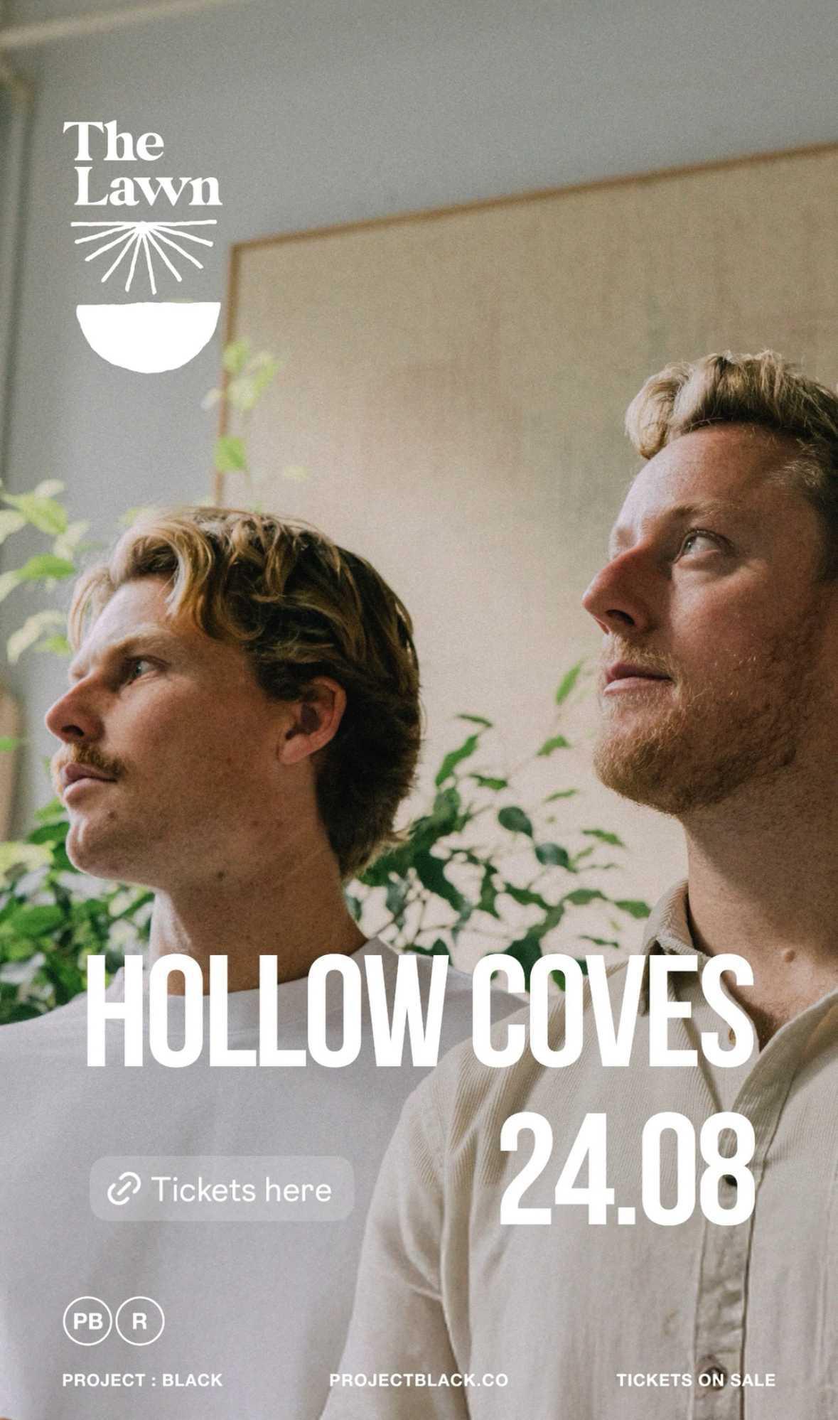 Hollow coves at The Lawn