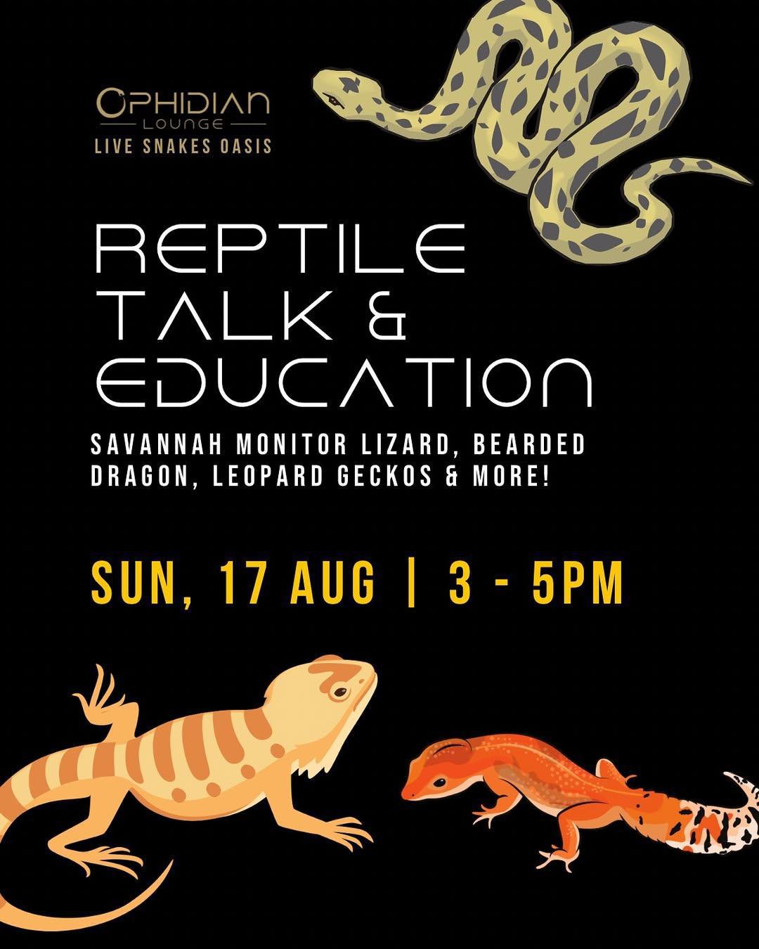 Reptile Talk at Ophidian Lounge