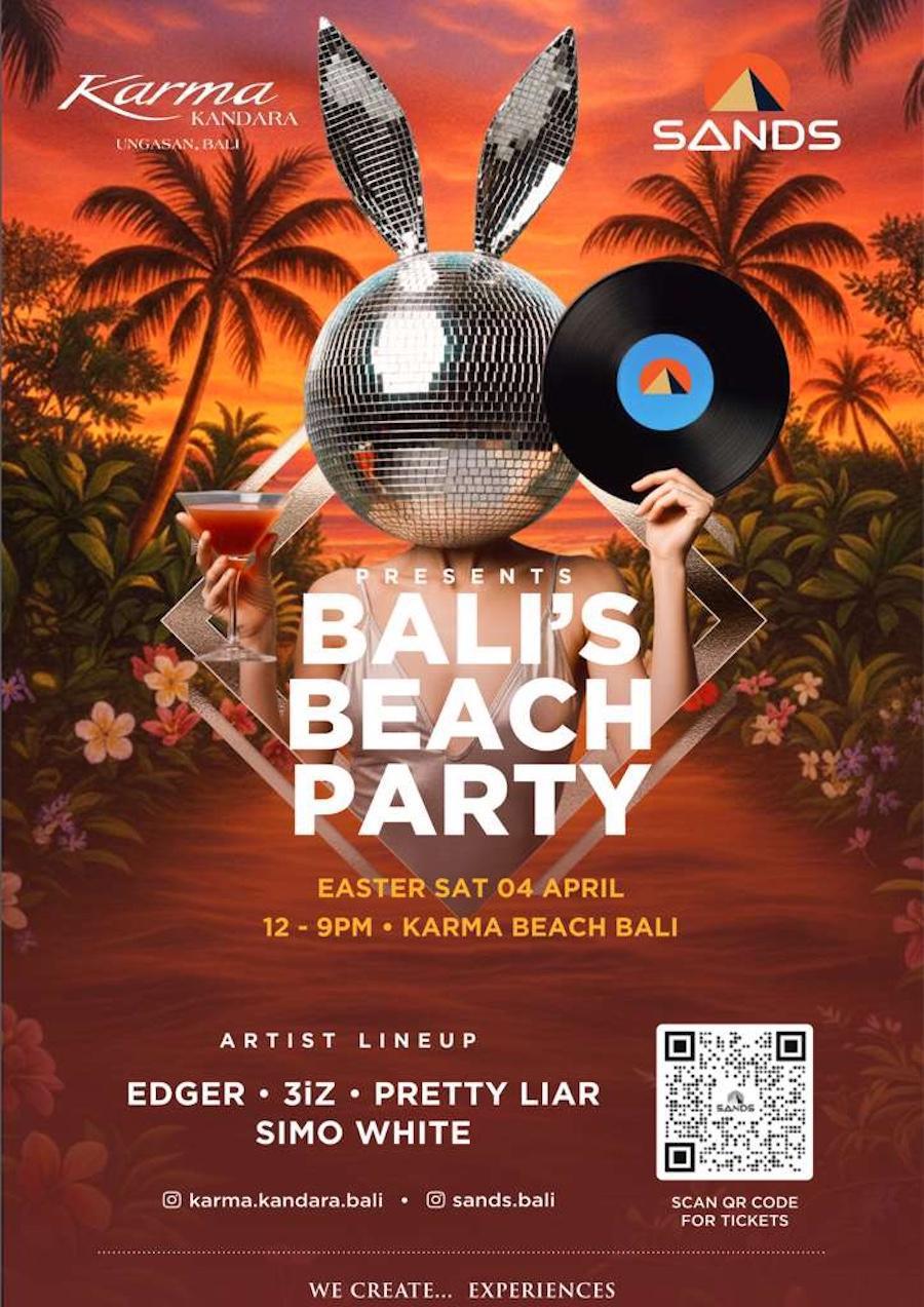 Bali's Beach Party at Karma Beach Club