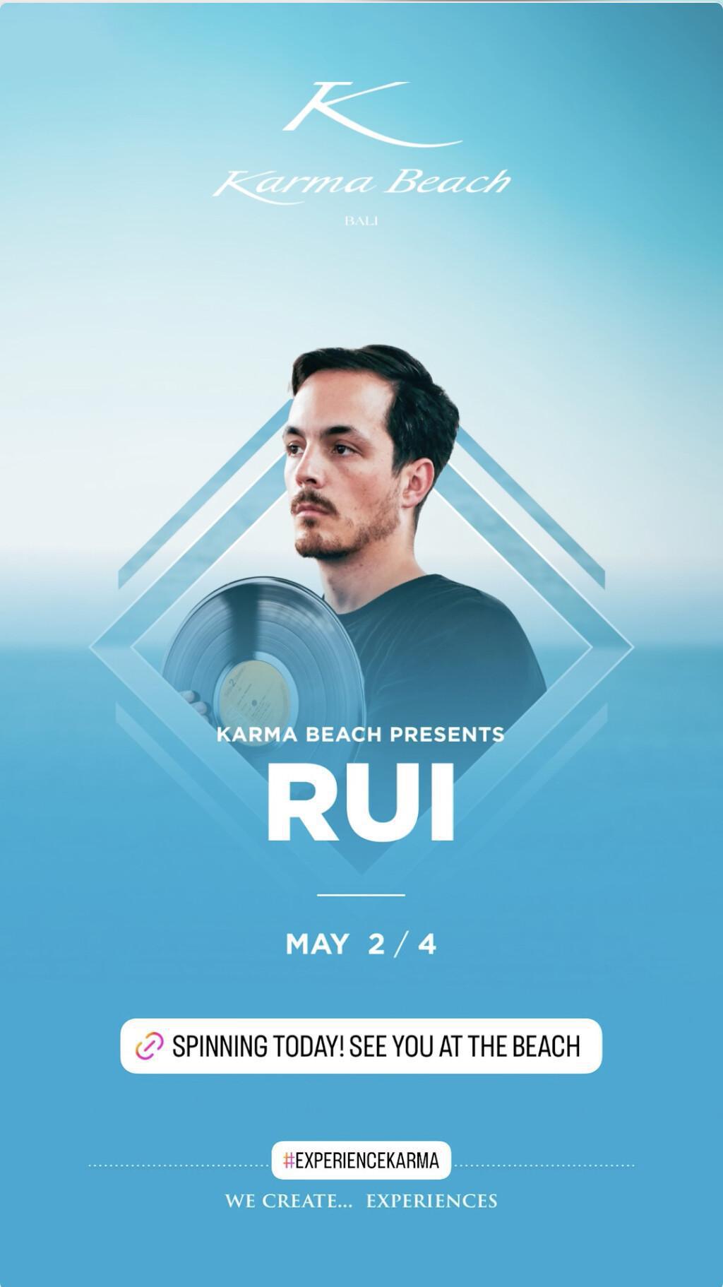 Rui at Karma Beach Club