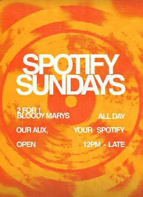 Spotify Sundays at Friends Bar
