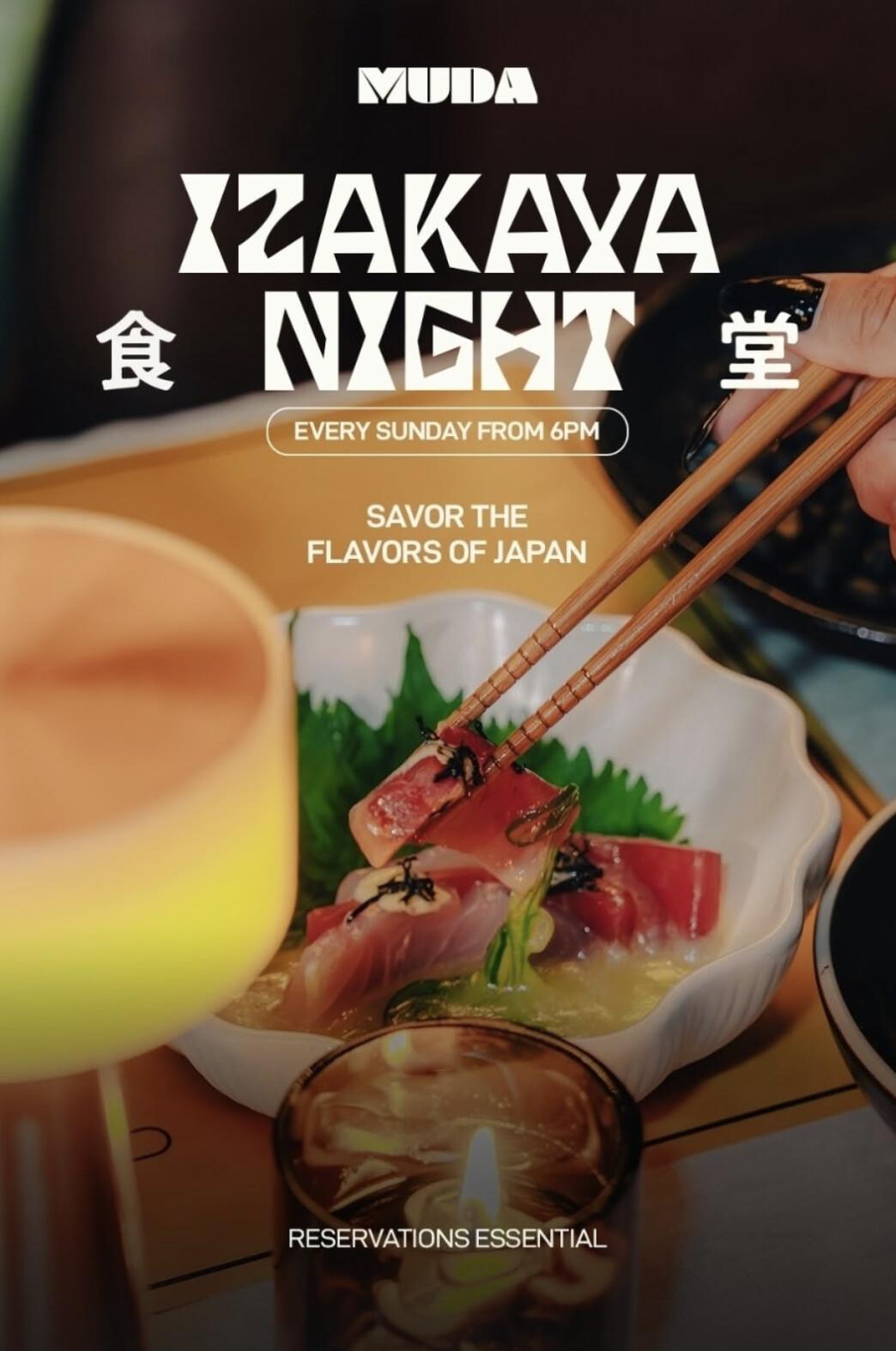 Izakaya Night at Muda by Suka