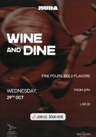 Wine and Dine at Muda by Suka