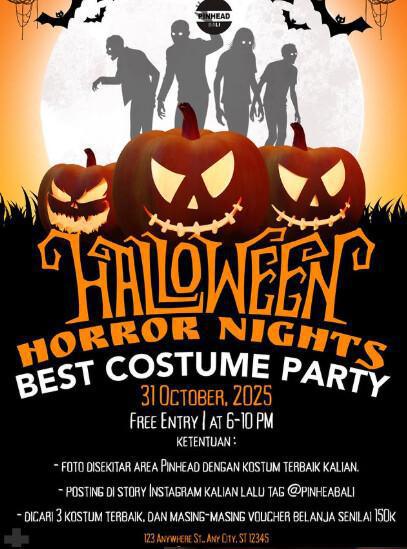 Halloween at PinHead Bali