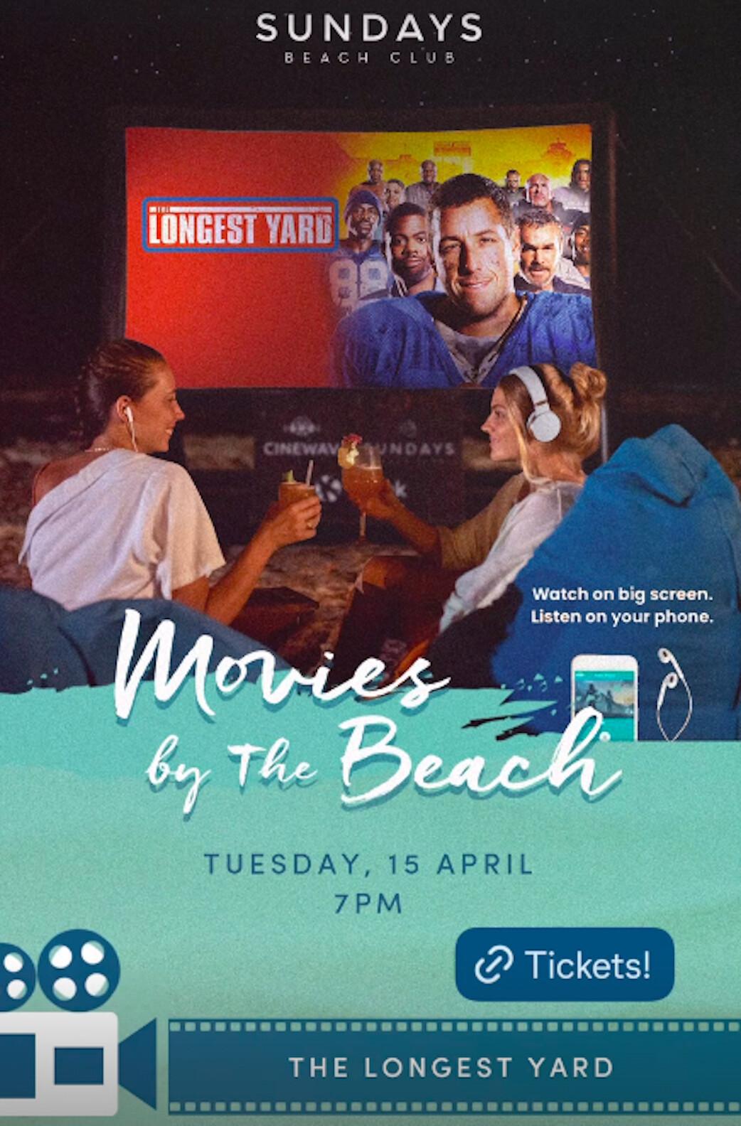 Movies by the Beach House at Sundays Beach Club