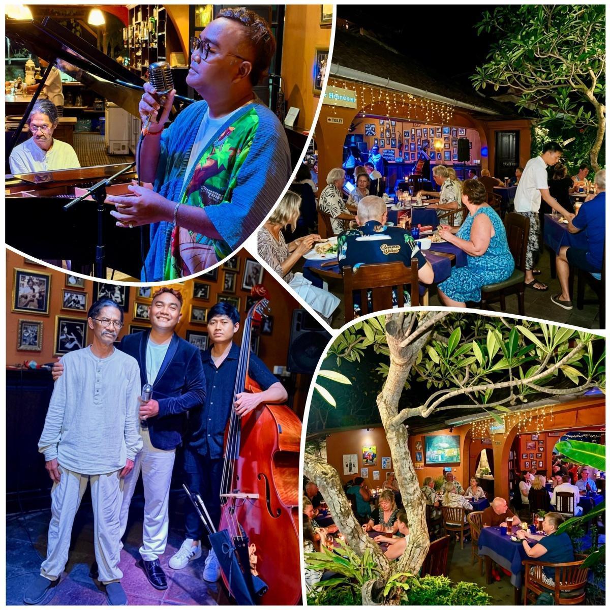 Jazz Trio with RAS GITO at Vincent's Restaurant Jazz Trio with RAS GITO at Vincent's Restaurant