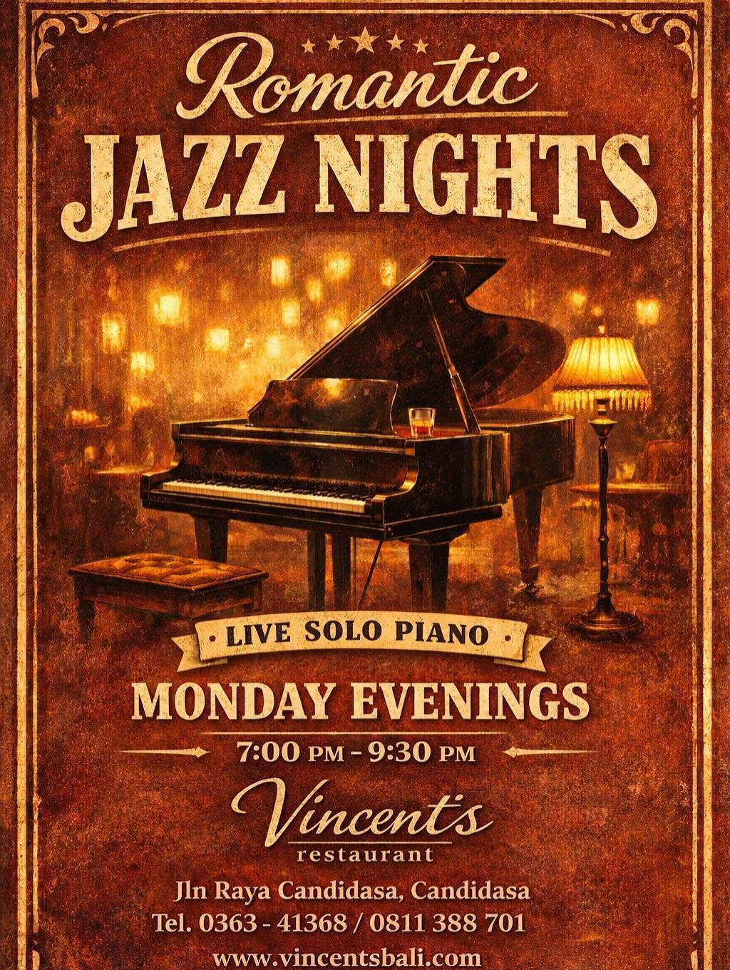 Romantic Dinner Night with Widi Noor at Vincent's Restaurant Romantic Dinner Night with Widi Noor at Vincent's Restaurant