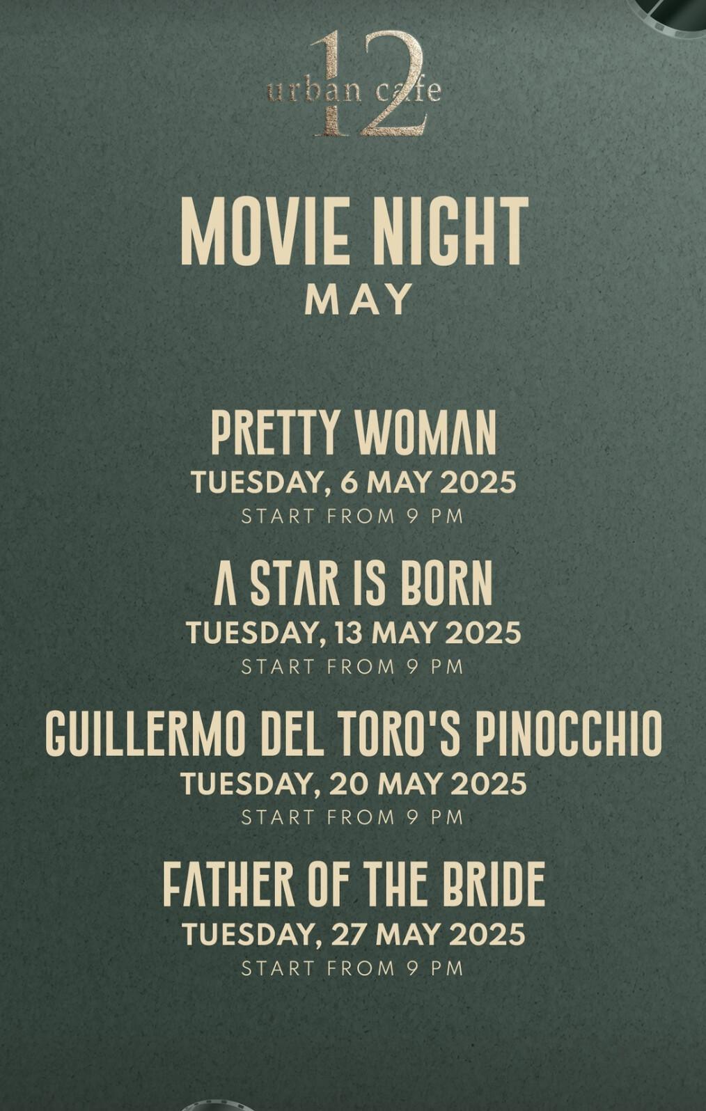 Movie night at 12 Urban Cafe 