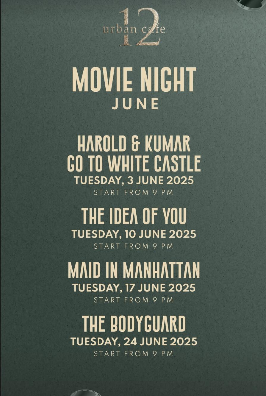 Movie night at 12 Urban Cafe 