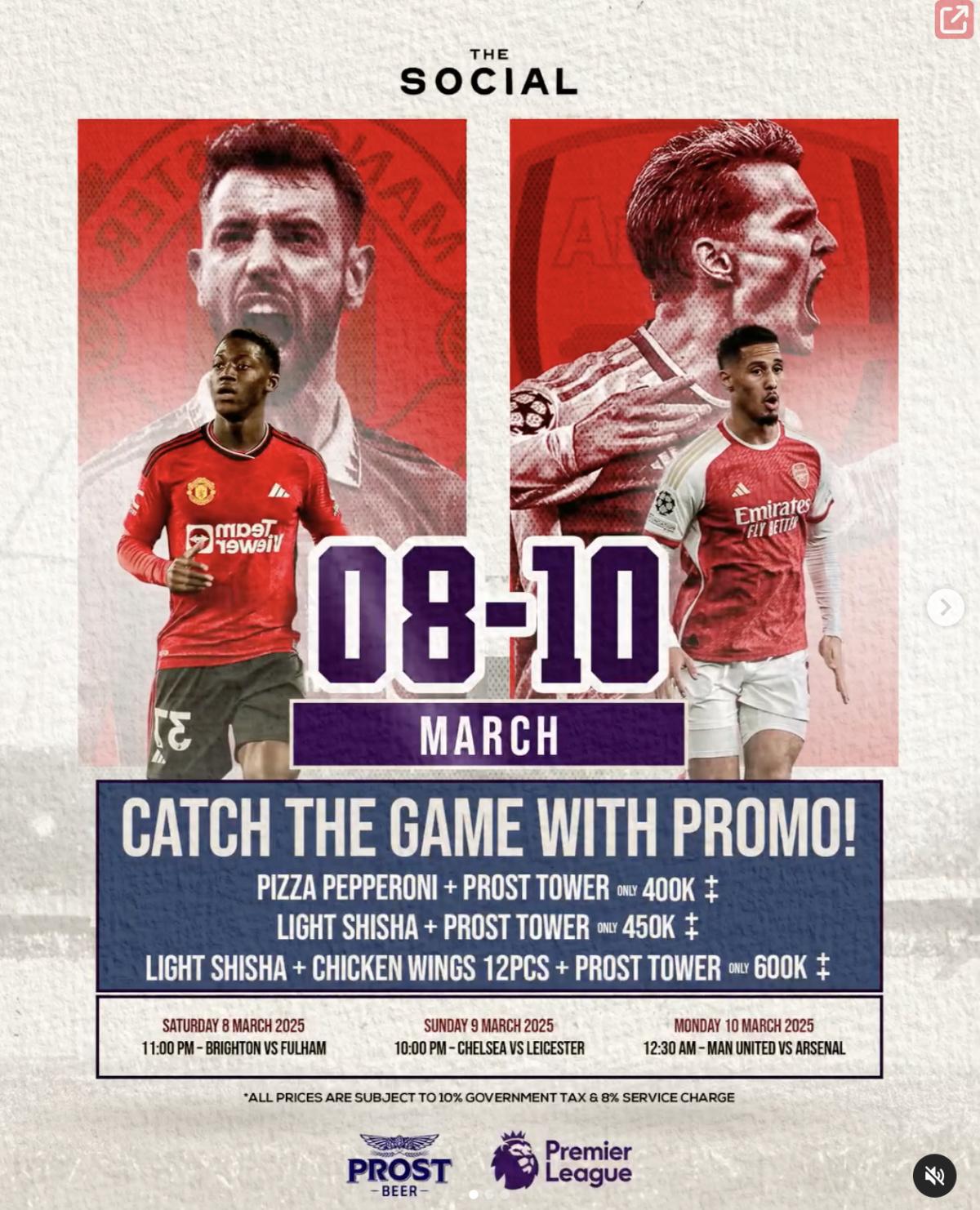 Premier Ligue at The Social Seminyak