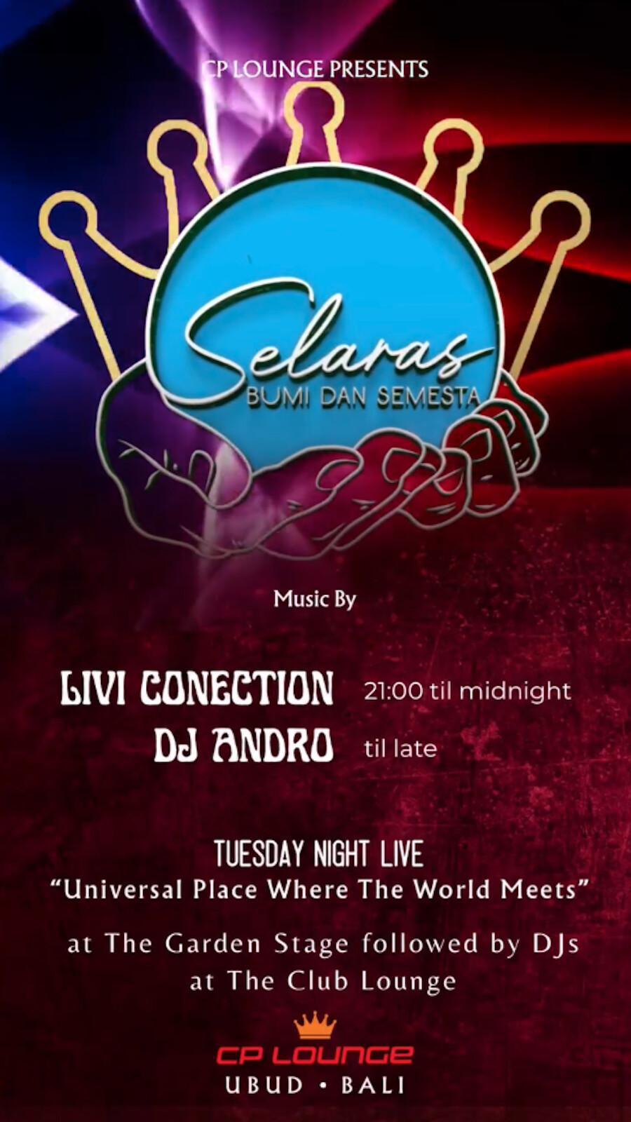 Tuesday Night Live at CP Lounge Ubud