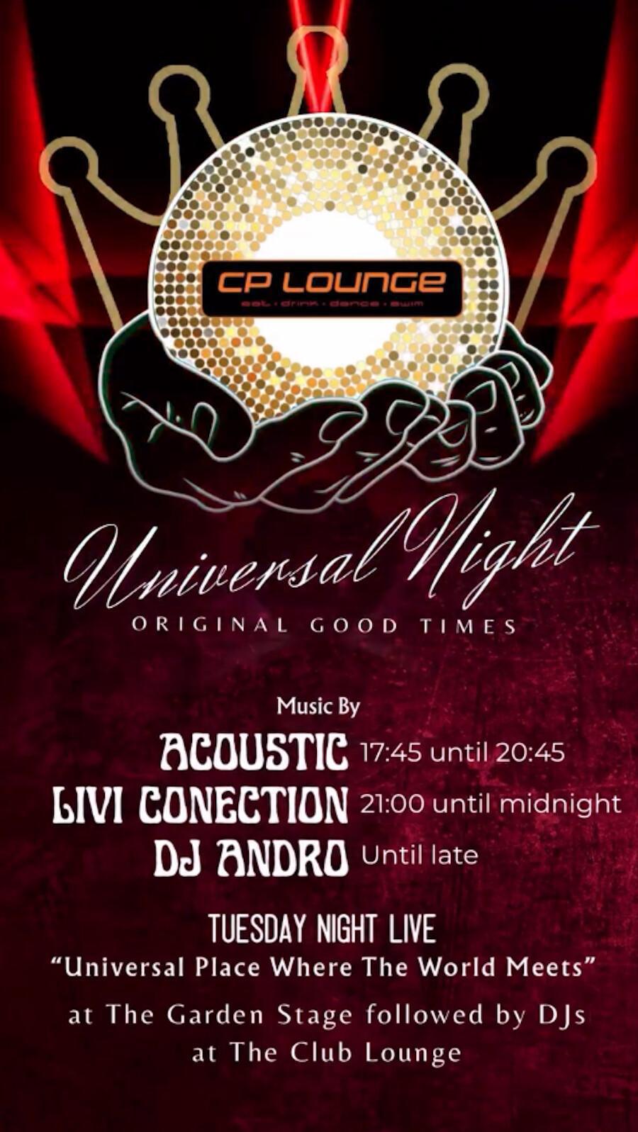 Universal Night at CP Lounge Ubud