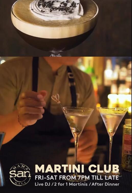 Martini Club at Mama San Bali