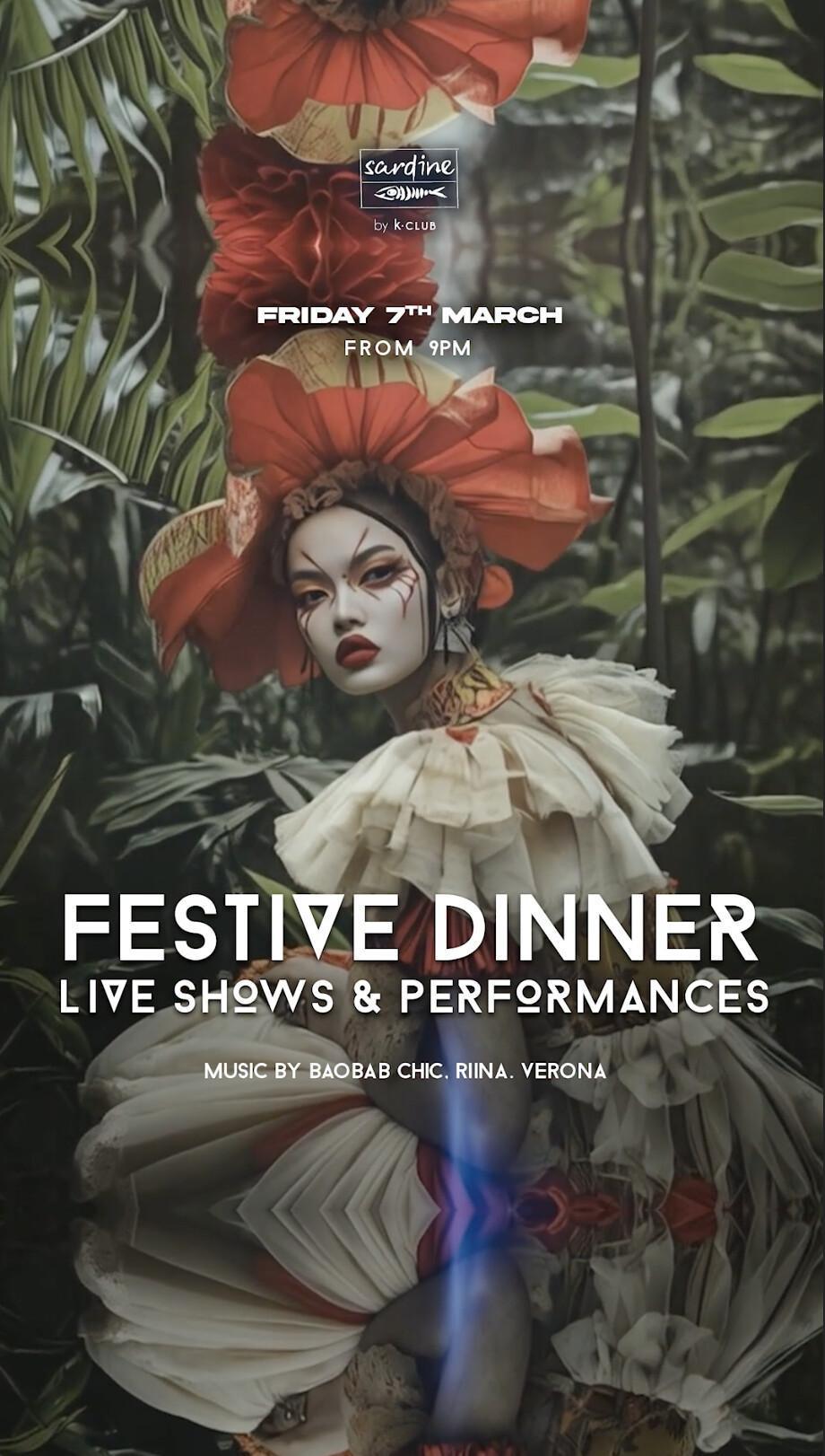 Festive Dinner - Friday at Sardine by K Club