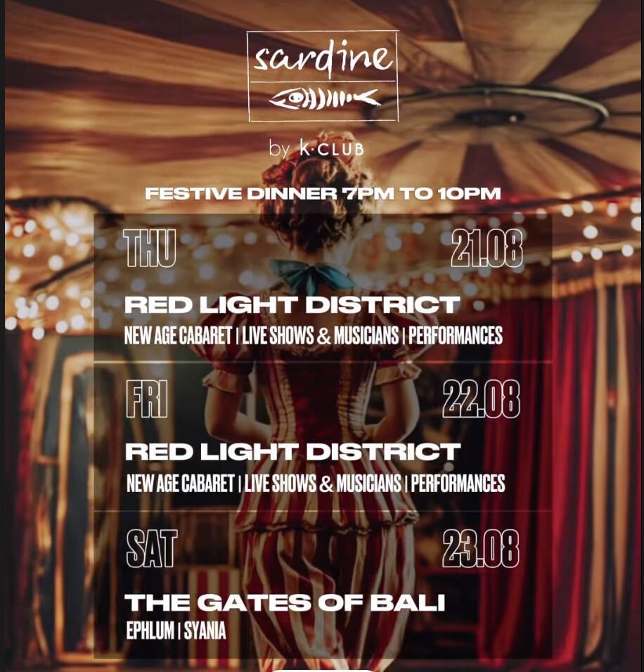 Festive Dinner - Friday at Sardine by K Club